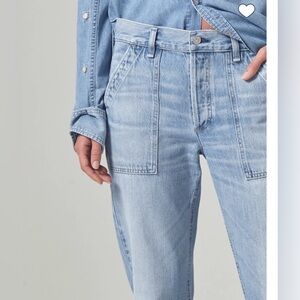 Citizens of Humanity size 27  Classic Light Blue Women's cargo Jeans